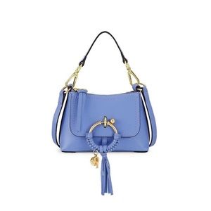 See by Chloe Joan Mini Leather Crossbody/ Hobo Bag- Persian Blue